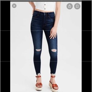 Destroyed High Rose Jegging